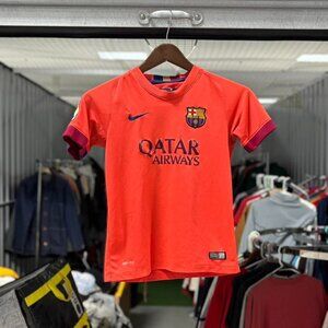 Peach 2014 FCB Barcelona Nike Kit Jersey Soccer